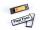 Durable Namensschild 17x67mm sw 25St CLIP CARD mit Magnet