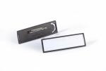 Durable Namensschild 17x67mm 25St sw mit Nadel und Rahmen