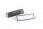 Durable Namensschild 17x67mm 25St sw mit Nadel und Rahmen