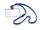 Durable Namensschild 60x90mm d bl 10St komplett mit d bl Textilband