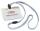 Durable Namensschild 60x90mm gr 10St mit Textilband grau