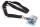 Durable Kartenhalter Card Fix sw 10St mit Textilband sw