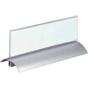 Durable Tischnamensschild 61x210mm tr Desk Presenter de Luxe