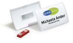 Durable Namensschild 40x75mm Magnet 70% recycled PP CLICK FOLD