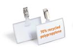 Durable Namensschild 54x90 mm Clip 70% recycled PP CLICK...