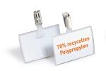 Durable Namensschild 54x90 mm Clip 70% recycled PP CLICK FOLD