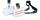 Durable Namensschild 54x90 mm mit Textilband 70% recycled PP
