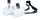 Durable Namensschild 54x90 mm mit Textilband 70% recycled PP