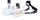Durable Namensschild 54x90 mm mit Textilband 70% recycled PP