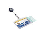 Durable Doppelbox mit Ausweishalter tr 10St für...