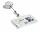 Durable Ausweishalter Chrome si 10St aus Metall mit Druckknopf