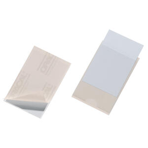 Durable Klebetasche Pocketfix tr 100St 57x90mm Visitenkartenformat