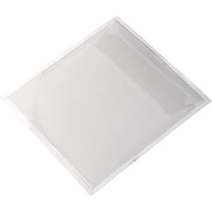Durable Selbstklebetasche CD 100St tr POCKETFIX mit Verschlussklappe