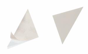 Durable Dreieckstasche tr 100St Cornerfix 125x125mm adhesiv