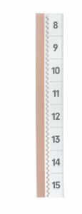 Durable Tabfix 200mm 2-zeilig tr 5St