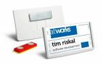 Durable Namensschild 40x75mm ws 25St FRAME mit Magnet