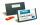 Durable Namensschild 40x75mm d.bl 25St FRAME mit Magnet