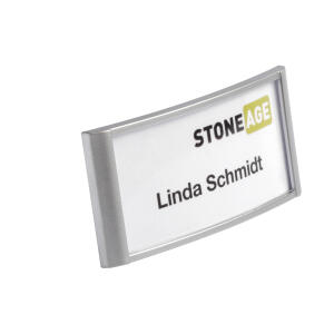 Durable Namensschild 34x74mm si 10St CLASSIC mit Magnet