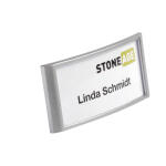 Durable Namensschild 34x74mm si 10St CLASSIC mit Magnet