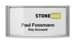 Durable Namensschild 34x74mm si 10St CLASSIC mit Magnet