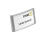 Durable Namensschild 34x74mm si 10St CLASSIC mit Magnet