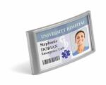 Durable Namensschild 34x74mm si 10St CLASSIC mit Kombiklemme