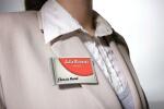 Durable Namensschild 34x74mm si 10St CLASSIC mit Kombiklemme