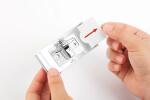 Durable Namensschild 34x74mm si 10St CLASSIC mit Kombiklemme
