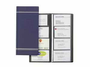 Durable Visitenkartenringbuch d bl 57x90mm für 96 Karten