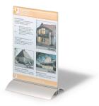 Durable Presenter DIN A5 255x160x34mm Tischaufsteller mit Alu-Standf