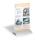 Durable Presenter DIN A5 255x160x34mm Tischaufsteller mit Alu-Standf