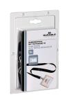 Durable Namensschild m Textilband 5St 20mm Bänder sw...
