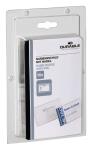 Durable Namensschild 54x90mm tr 10St mit Nadel SB Verpackung