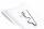 Durable Namensschild 54x90mm tr 10St mit Nadel SB Verpackung