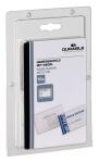 Durable Namensschild 30x60mm tr 10St mit Nadel SB Verpackung