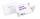 Durable Namensschild 40x75mm tr 10St mit Nadel SB Verpackung
