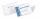 Durable Namensschild 40x75mm tr 10St mit Nadel SB Verpackung