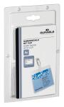Durable Namensschild 60x90mm tr 5St mit Clip in SB...