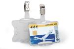 Durable Ausweiskartenhalter 54x87 tr mit Clip Einzelverpackung