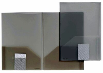 FSY Broschüren-Mappe, Transparent, rauchtopas, 1 Stück