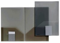 FSY Broschüren-Mappe, Transparent, rauchtopas, 1...