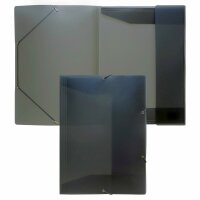 FSY Eckspanner-Sammelmappe, Transparent, anthrazit, 1 Stück