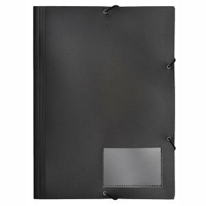 FSY Eckspanner-Sammelmappe, Standard, schwarz, 1 Stück