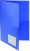 FSY Broschüren-Mappe runde Taschen, Standard, blau,...