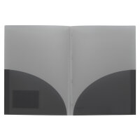 FSY Broschüren-Mappe runde Taschen, Transparent,...