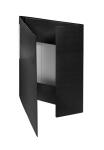 FSY Karton-Eckspanner-Sammelbox, Standard, schwarz, 1...