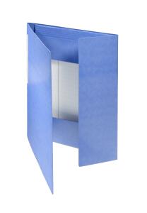 FSY Karton-Eckspanner-Sammelbox, Standard, blau, 1 Stück