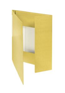 FSY Karton-Eckspanner-Sammelbox, Standard, gelb, 1 Stück