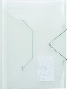 Eckspanner-Sammelmappe, A4, 3 elastische Klappen, PP farblos