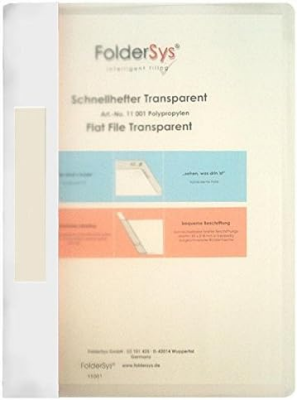 FSY Schnellhefter, Transparent, weiß, 1 Stück